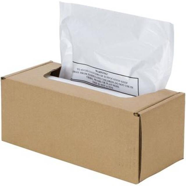 Fellowes FEL3608401 16-20 gal Capacity Shredder Waste Bags, Clear