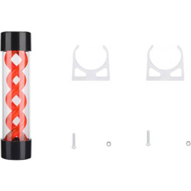 200mm Water Cooling PC Tank Computer with G1/4 Thread for Cooler Accessory(Red)