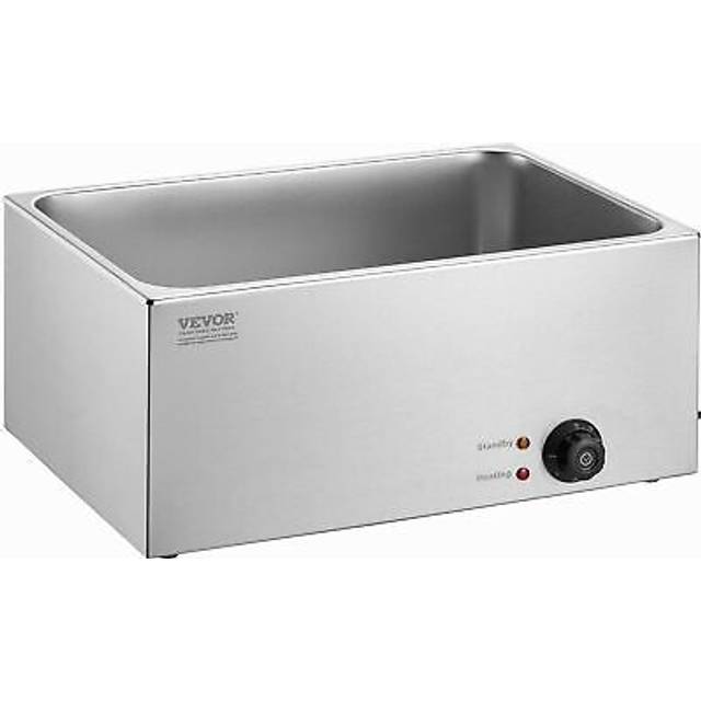 VEVOR Commercial Electric Food Warmer Bänkskiva buffé 18L 1200W Bain Marie