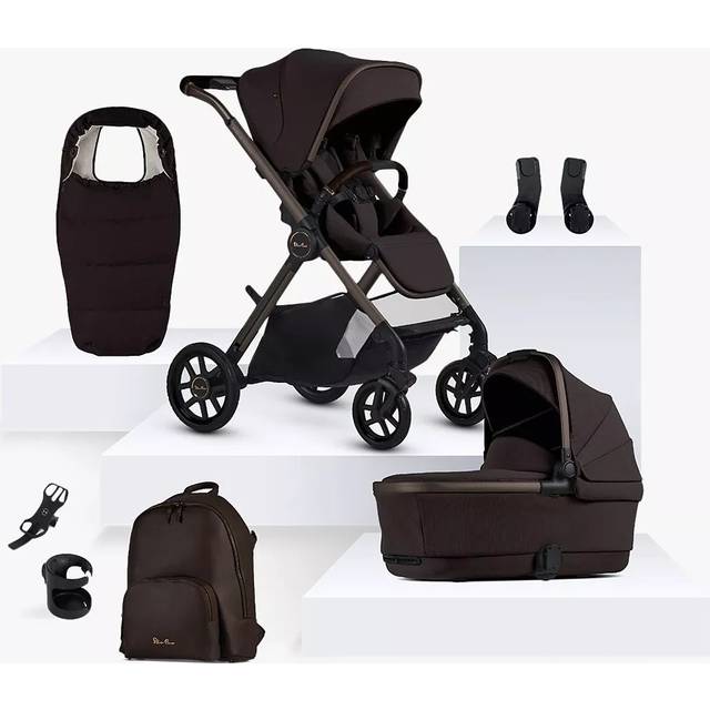 Silver Cross Reef 2 Special Edition Pushchair & Accessories Bundle, Ganache