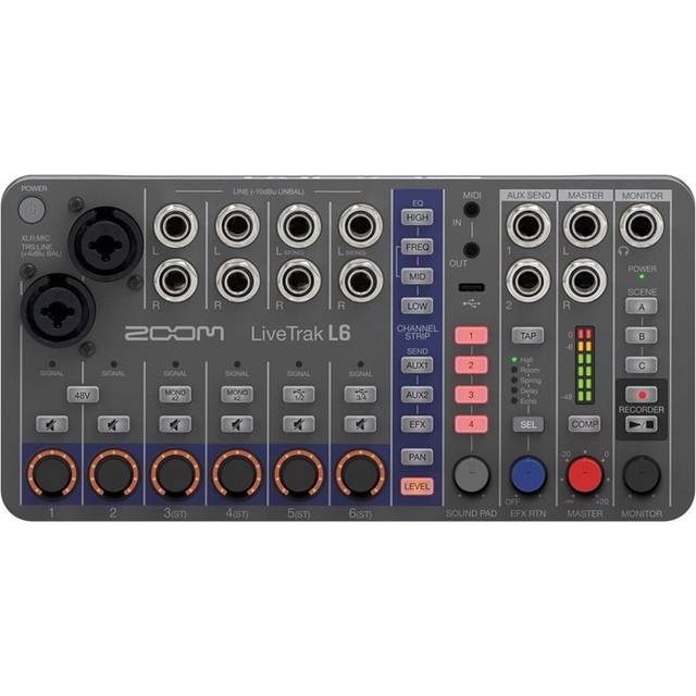 Zoom L-6 LiveTrack - 10 Track Digital Mixer / Recorder