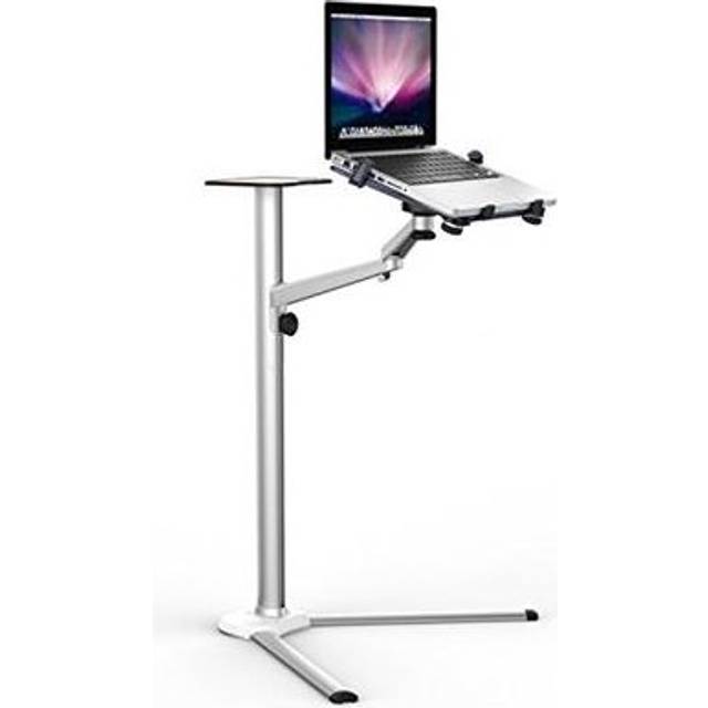 ThingyClub® universal aluminium bärbar dator surfplatta multifunktionell golvstativ lutning svängbar enkel arm stödhållare