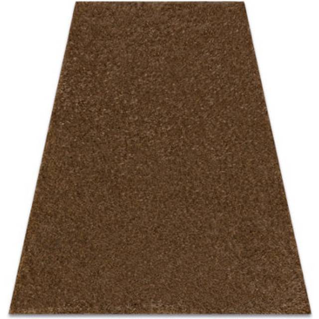 Rugsx - Carpet buenos 6650 shaggy plain, single color dark beige beige 120x170 cm