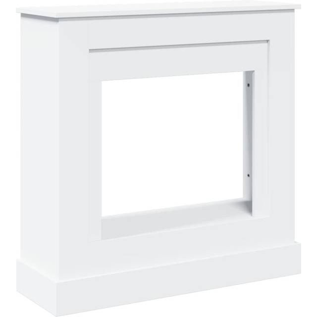 vidaXL Fireplace Surround White 90x30x90 cm Engineered Wood - white