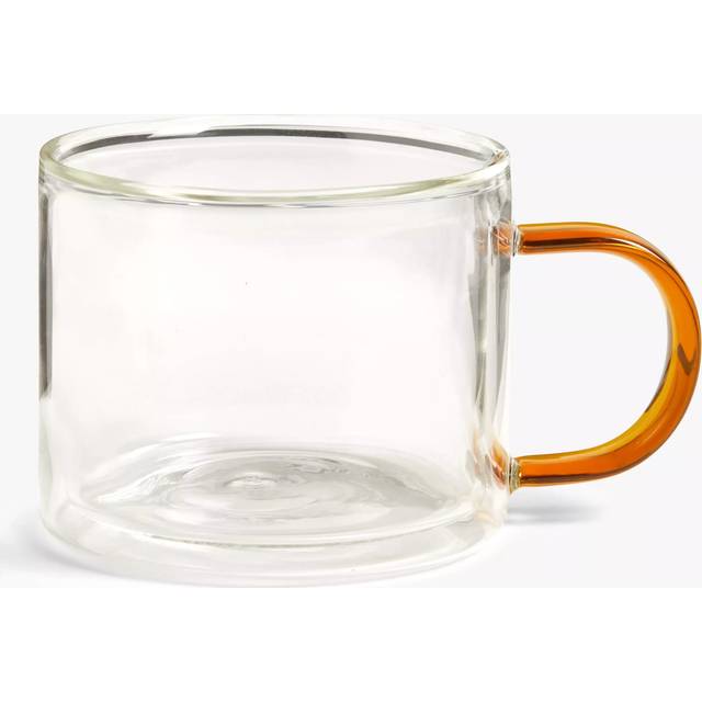 John Lewis Glass Coffee Mug, 280ml