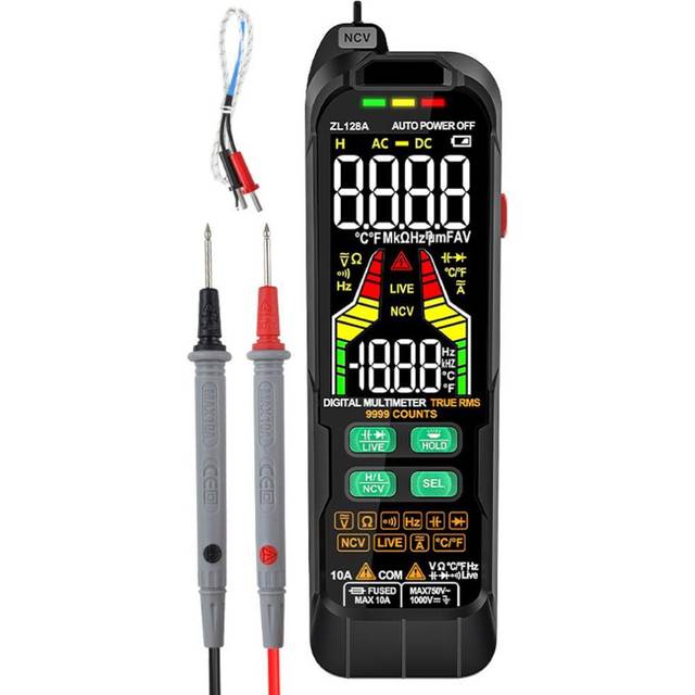 Digital Multimeter Professional Tester Meter Alternating Current Direct Current Voltage Multimetro ZL128A