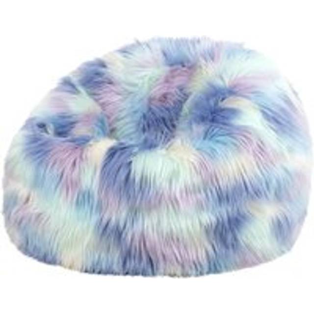 Kids Classic Faux Fur Bean Bag - OEKO-TEX certified - Unicorn - Blue