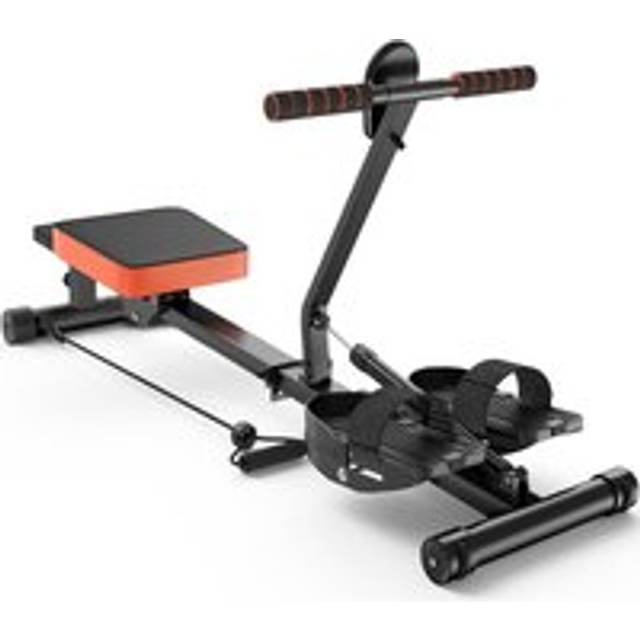 Rowing Machine, Magnetic Rower Machine for Home, 16 Levels of Quiet Resistance, App Compatible - Black - One Size