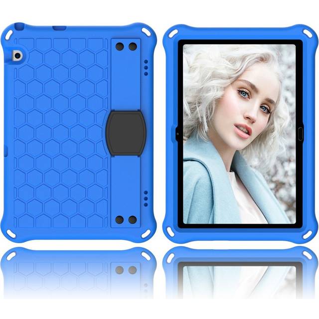 Huawei MediaPad T5 honeycomb skin-fodral - Blå / Svart