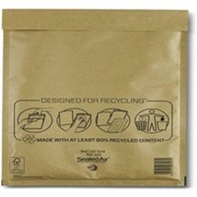 Sealed Air Mail Lite Mailers G/4 Gold Int 240mm x 330mm Box 50
