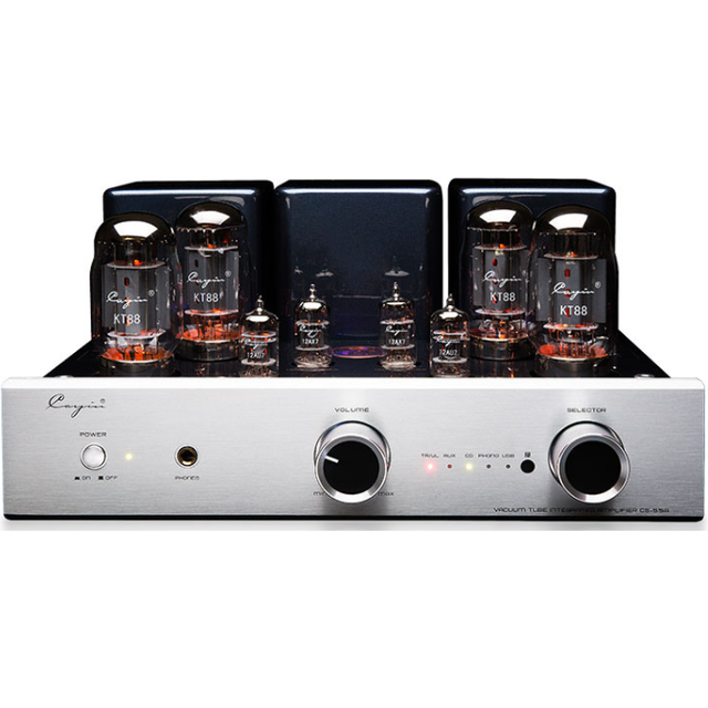 Cayin CS-55A Silver med KT88 rör