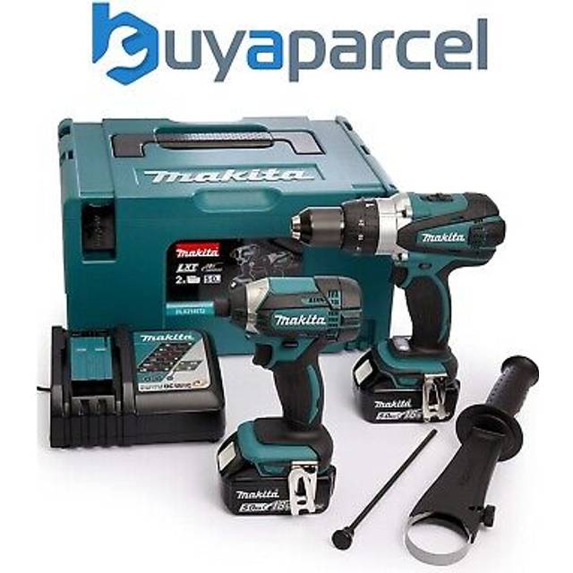 Makita DLX2145TJ LXT 18V Cordless Combi & Impact Twin Pack with 2x 5.0Ah Batteries