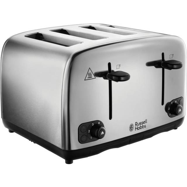 24090 Adventure Four Slice, Brushed Polished Stainless Steel Toaster