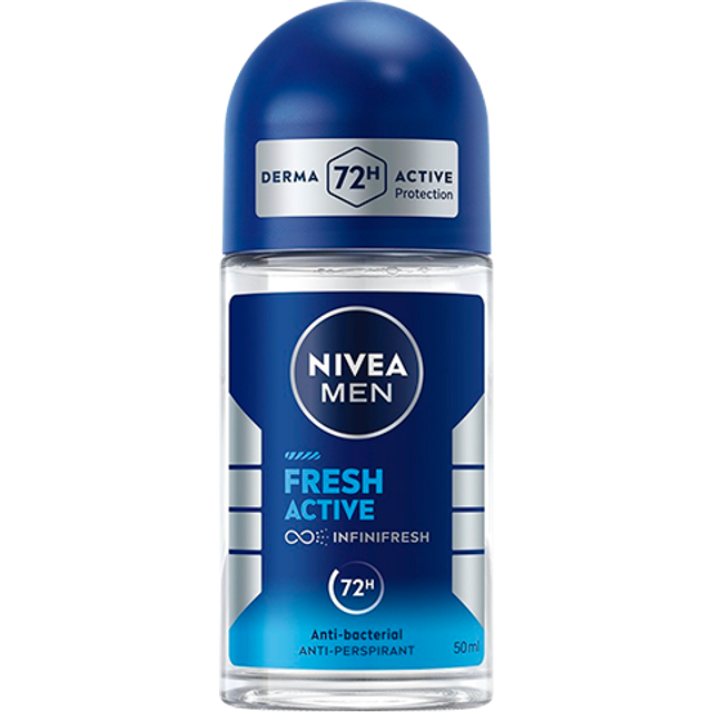 NIVEA MEN Antiperspirant Deo Fresh Active Roll On 50 ml