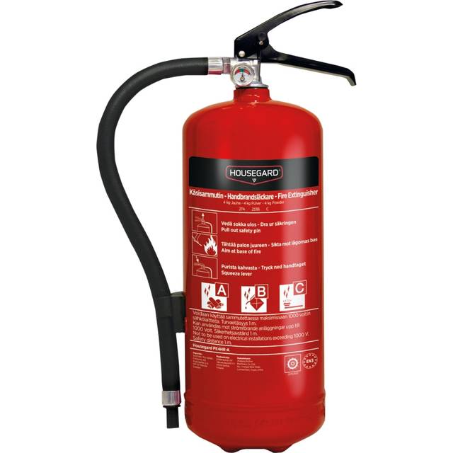HOUSEGARD Brandsläckare pulver PE4HR-A 4KG