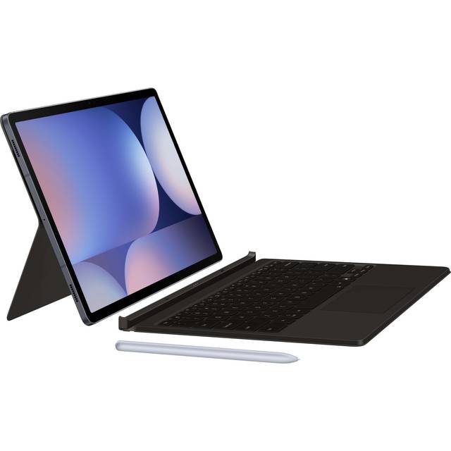 Samsung AI Book Cover Keyboard - Galaxy Tab S9+ | S9+ FE | S10+ - Black - Tastatur & Folio sæt - Nordisk - Sort