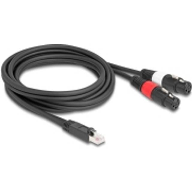 DeLock DMX Cable RJ-45 2 m Sort