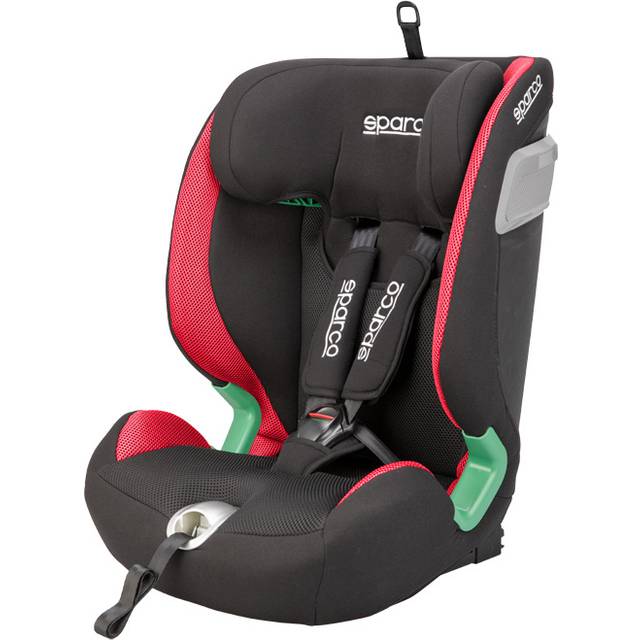 Sparco barnstol SK5000I Isofix SvartRod iSize 76150cm ECER12903