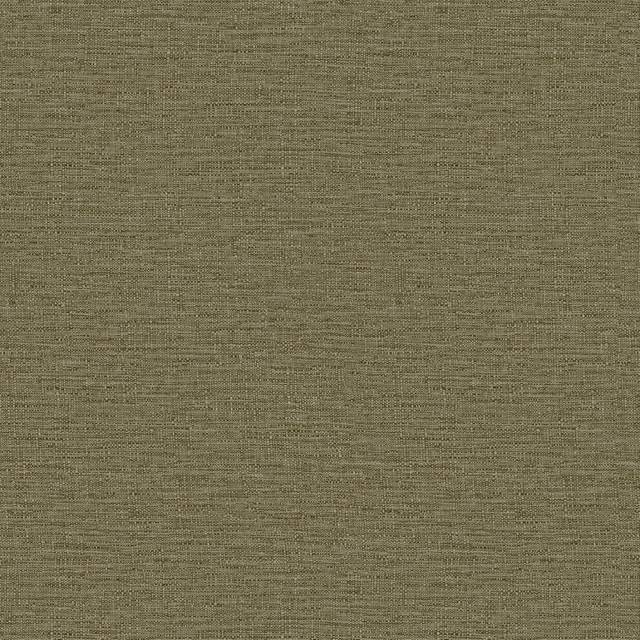(Dark Green 199512) Grandeco Telma Linen Plain Fabric Woven Wallpaper
