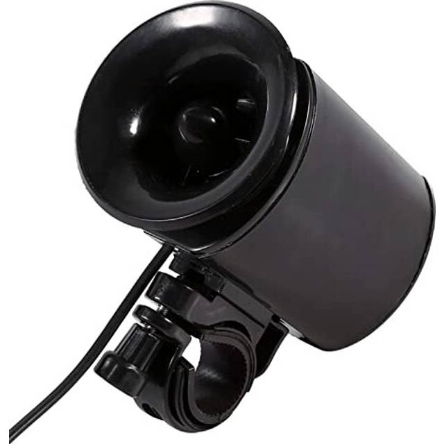 Bike Handlebar Ring Bell,Black 6-Loud Sound Electronic Horn Bell Ring Bell Alarm Speaker Bicycle Handlebar Accessory