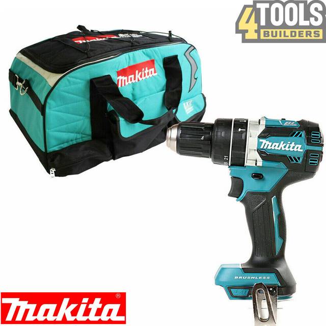 Makita DHP485STX 18V LXT Lithium Brushless Combi Hammer Drill - 1 x 5.0ah