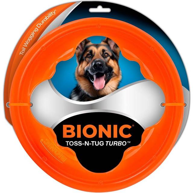 BIONIC Toss-N-Tug Turbo Ring Dog Toy