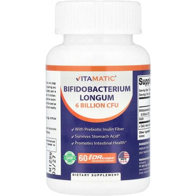 Vitamatic  Bifidobacterium Longum  60 DRcaps® Hypromellose Capsules