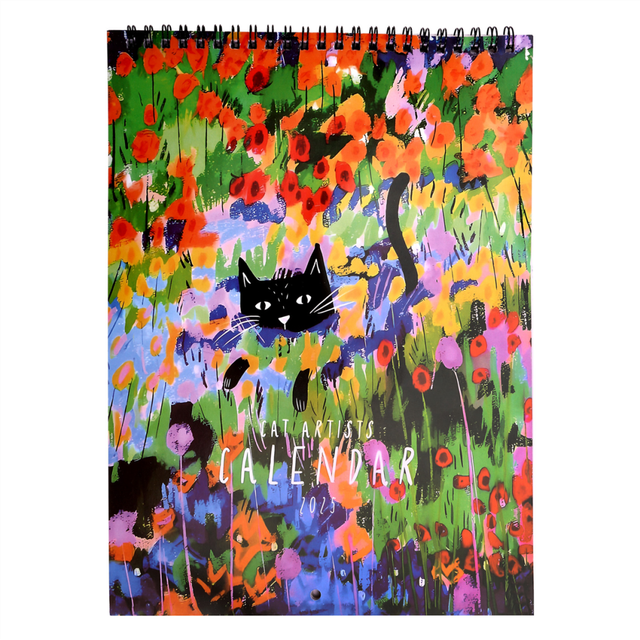 Cat Painting Wall Calendar Calendar With Medieval Cat Pictures Wall