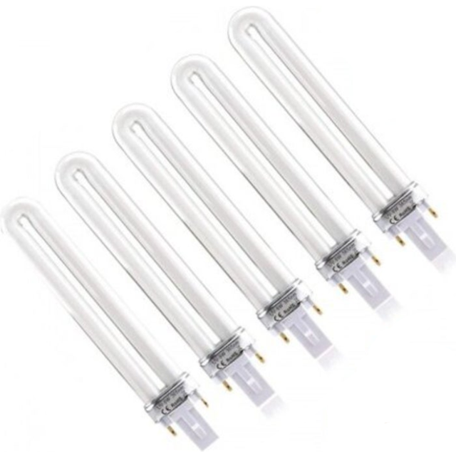 Light Bulbs Replacement 9W Uv 365Nm Lamp Tube For Nail Art Dryer Pcs Set Nail Dryers & Lamps
