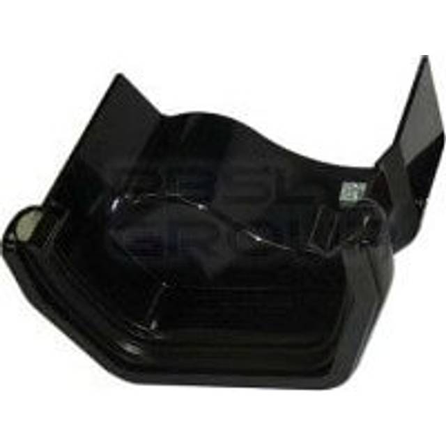 FloPlast PVC Square to Cast Iron Ogee Left Hand Guter Adaptor - Black