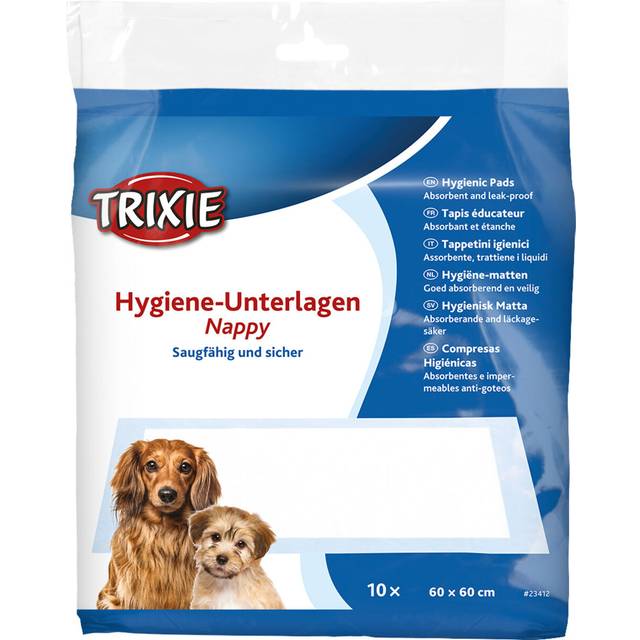 Trixie absorberande underlag f&#xF6;r valpar L 60 x B 60 cm, 10 st