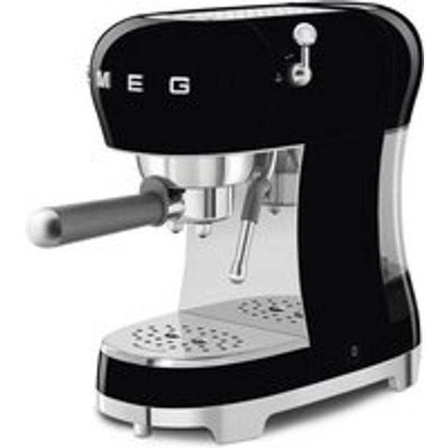 ECF02 Espresso Coffee Machine with Steam Wand - Black - One Size