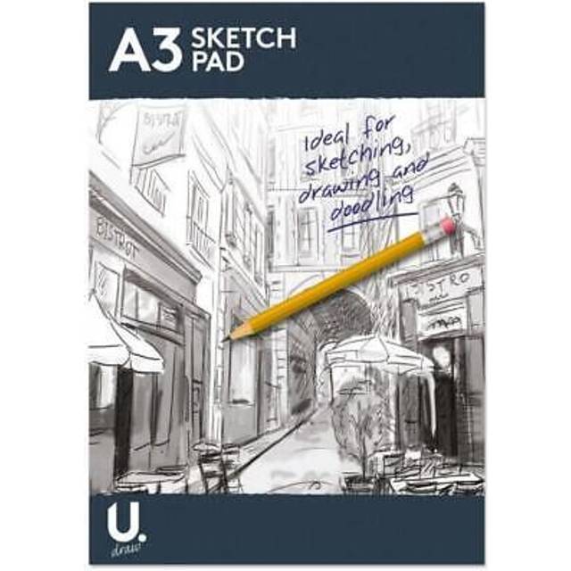 A3 Sketch Pad Book White Paper Artist Sketching Drawing Doodling Art Craft