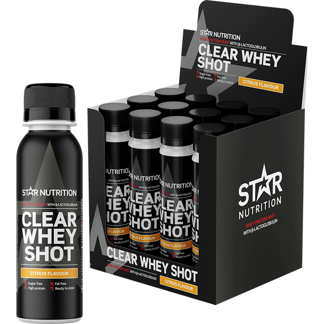 12 x Clear Whey Vassleprotein Shot 100 ml