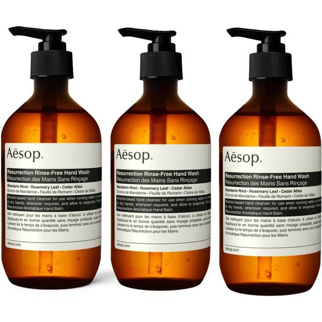 Aesop Resurrection Aromatique Hand Wash | Gentle Cleanser with Orange  Rosemary and Lavender Oils | 16.9 oz  Pack of 3