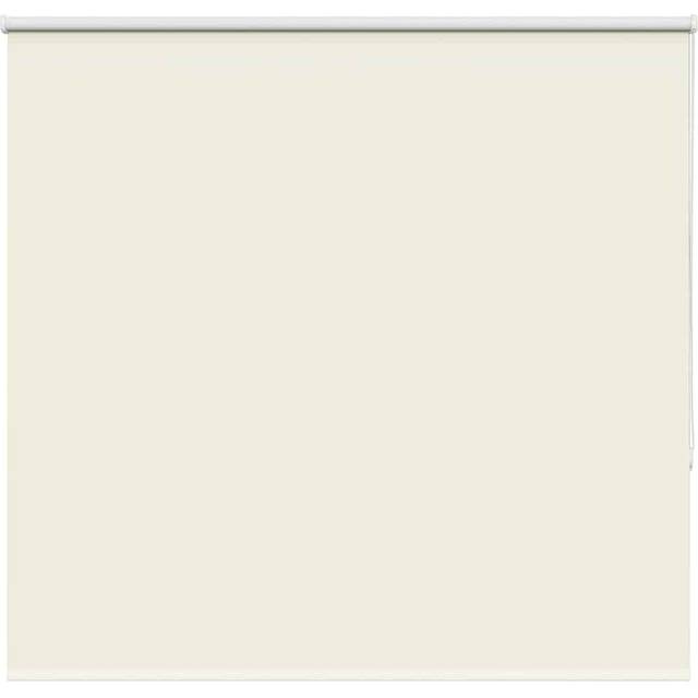 vidaXL Roller Blind Blackout Off White 155x175 cm Fabric Width 151.6 cm Polyester