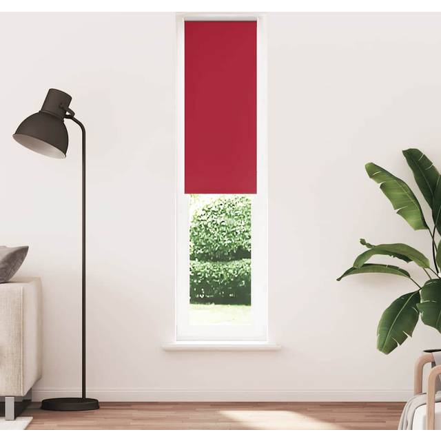 Rullgardin mörkläggningsröd 60x210 cm tyg bredd 55,7 cm