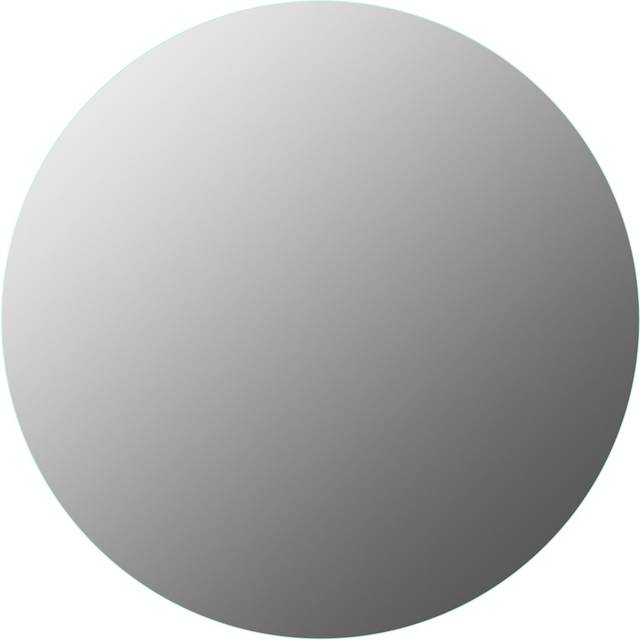Round Backlit Bathroom Mirror with Battery Operated Lights 600mm - Luna