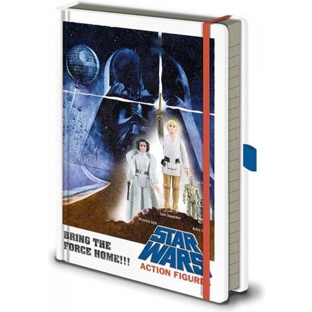 Star Wars Action Figures A5 Notebook - White/blue - one size