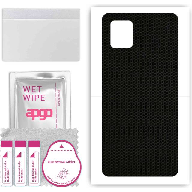 apgo Protective Skin Sticker for the back compatible with Samsung Galaxy Note 10 Lite, Wrap Film, Foil, Vinyl - Pattern Matrix