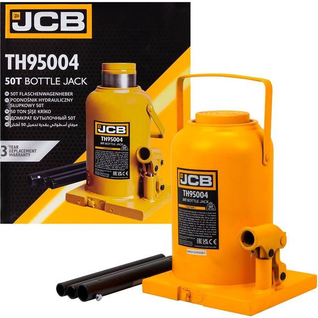 JCB 50 Tonne Automotive Hydraulic Bottle Jack, 420mm Maximum Lift