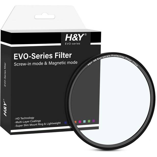 H & Y HD EVO Protection Filter 77mm (UV only, no adapter)