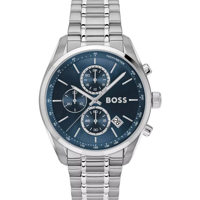 BOSS Grand Prix 44 1514226 - Herr - 44 mm - Analogt - Quartz - Mineralglas - Blue (44 mm)