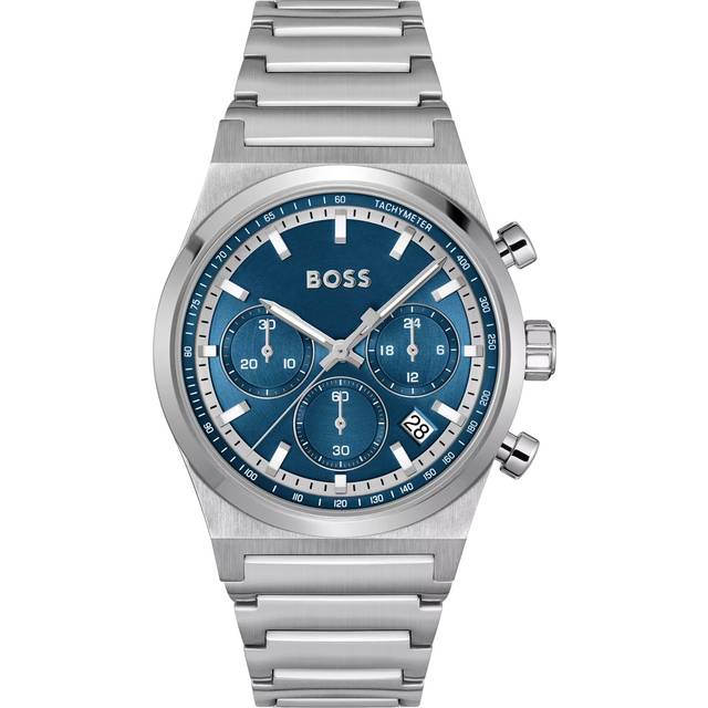 BOSS Mens Candor Blue Chronograph Watch 1514250