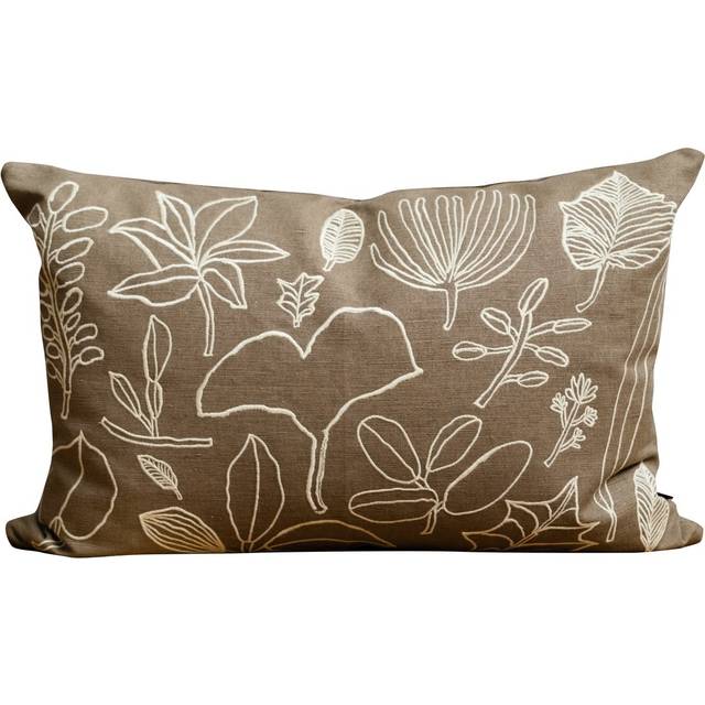 Fine Little Day Botanic kuddfodral 38x58 cm Green-yellow - Grön