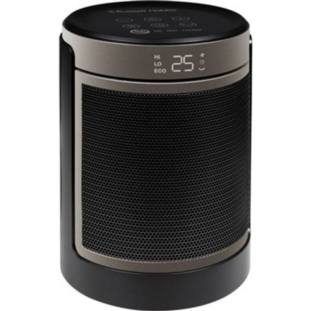Russell Hobbs, Rhch2002s, 1.5kw Oscillating Ceramic Heater - Gold (25.6cm H X 17.6cm W X 17.6cm D)