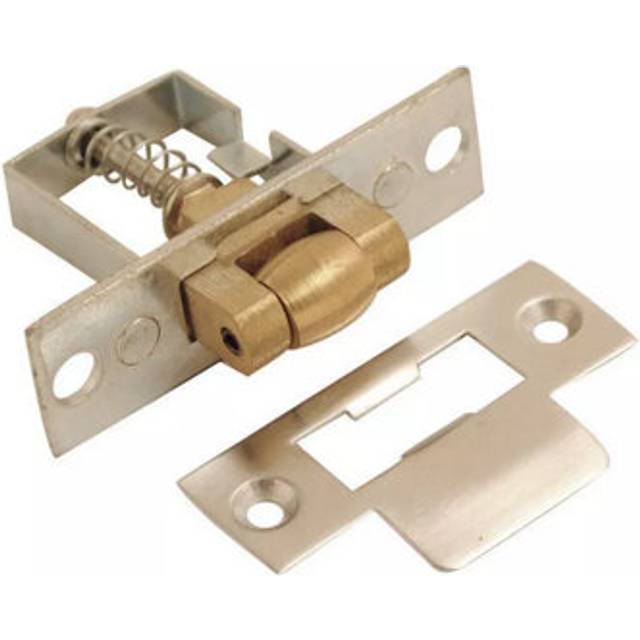 Adjustable roller bolt heavy duty door latch catch spring loaded ball latch