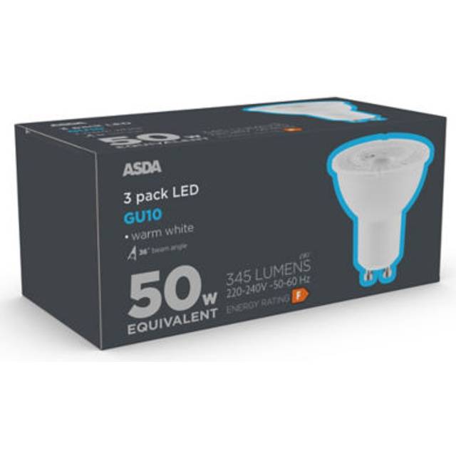 ASDA LED GU10 50W Lightbulb