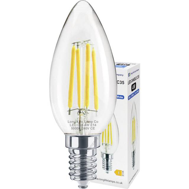 4w led candle light bulb chandelier energy saving filament lamps e14 cool white
