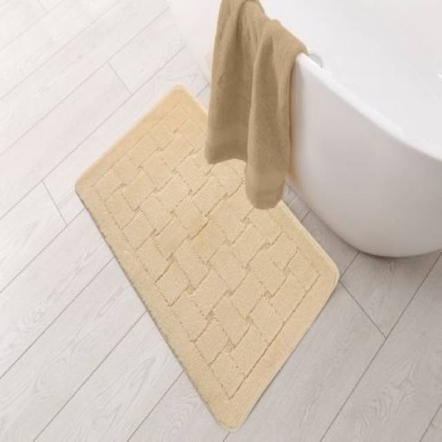 Orkney 1PC Bath Mat Mail Order Pack Cream